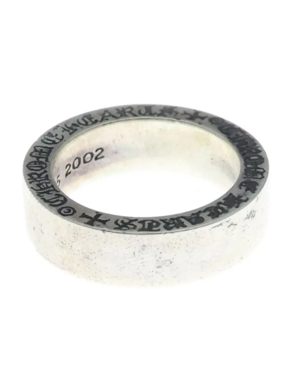 Chrome Hearts Spacer Pln Ring Plain Silver